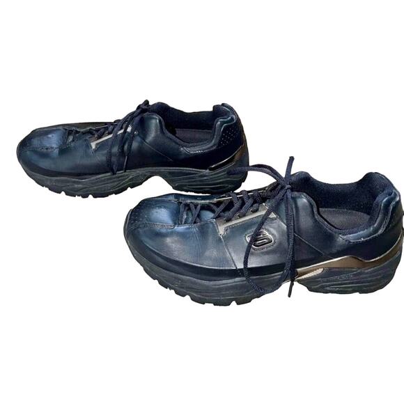 Skechers Mens Sport Performance Athletic Shoes Size 11.5 Black No Wear On Treads - Picture 5 of 10